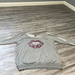Torrid Gray Knit Top